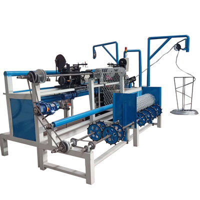 Fully Automatic Diamond Wire Mesh Chain Link Fence Net Making Machine Equipment Manufacture Price