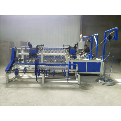 Barbed Wire Making Machine Fully Automatic Weaving Wire Mesh Chain Link Fence Making Machine On Sale
